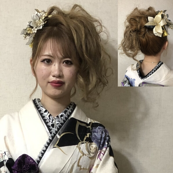 キャラ立ち宣言 振袖ヘアカタログ かぶらない個性的振袖コーディネート特集22 My振袖