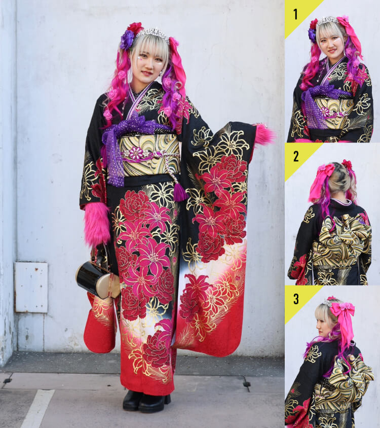 振袖コーディネート 𝕔𝕠𝕠𝕣𝕕𝕚𝕟𝕒𝕥𝕖 ♡ 👘 @kimono_aoki_goutsu